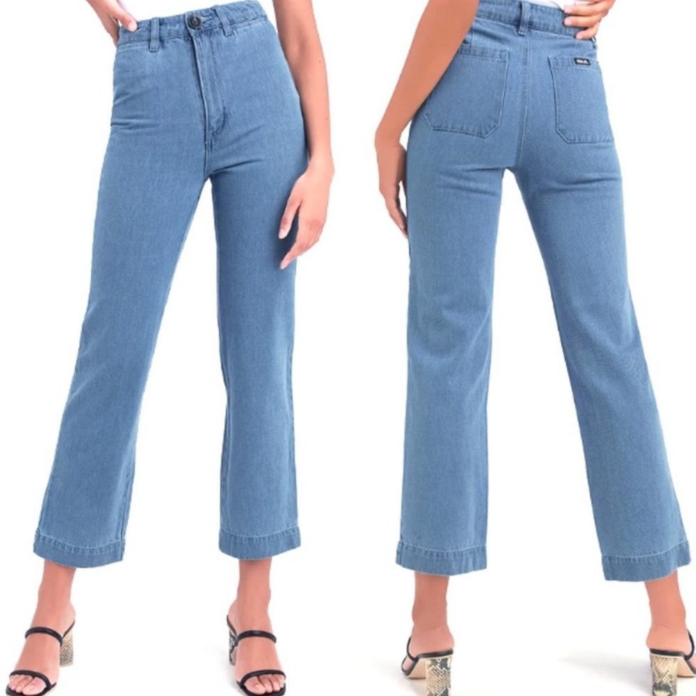 ROLLA'S Women's High Rise Jeans in Light Blue